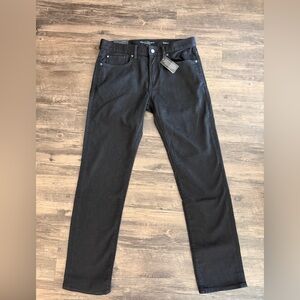 NWT Banana Republic Traveler Slim Fit Stretch Jeans Black Mid Rise 32x32